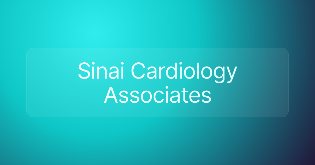 Sinai Cardiology Associates