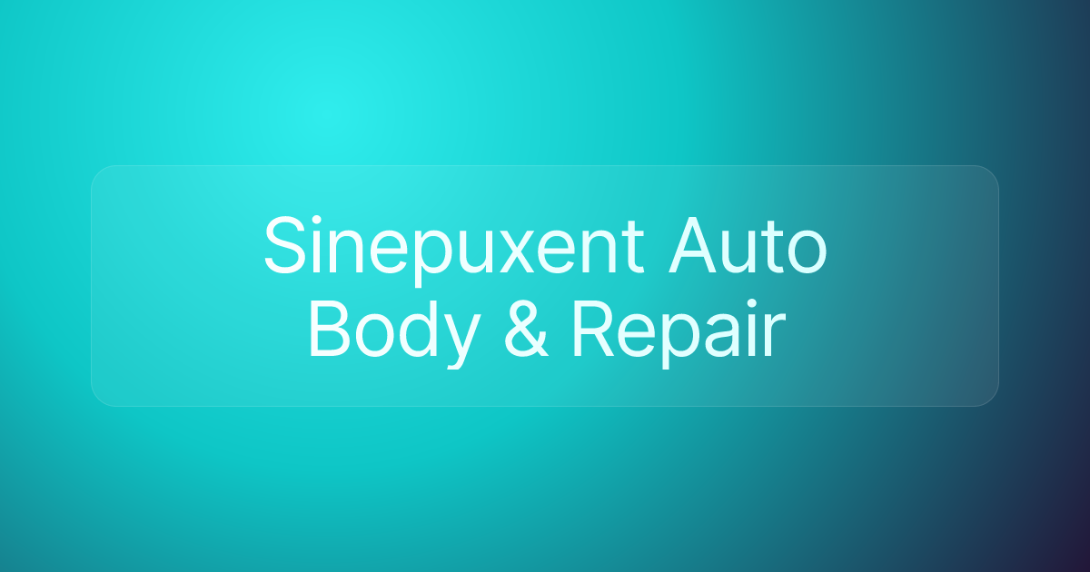 Sinepuxent Auto Body & Repair