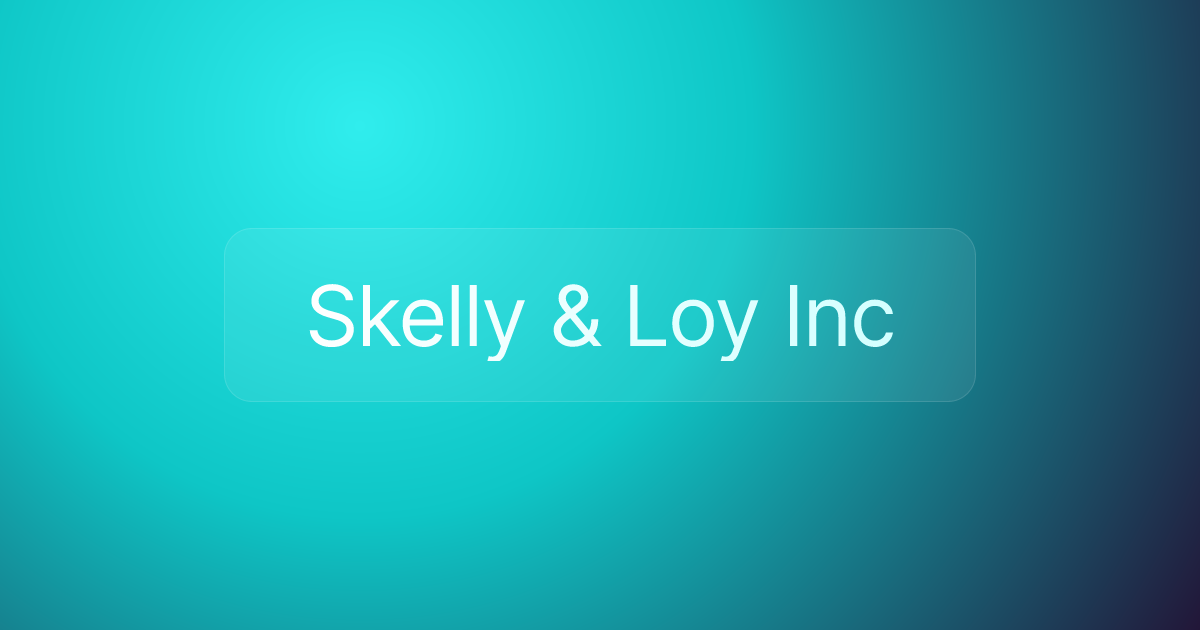 Skelly & Loy Inc