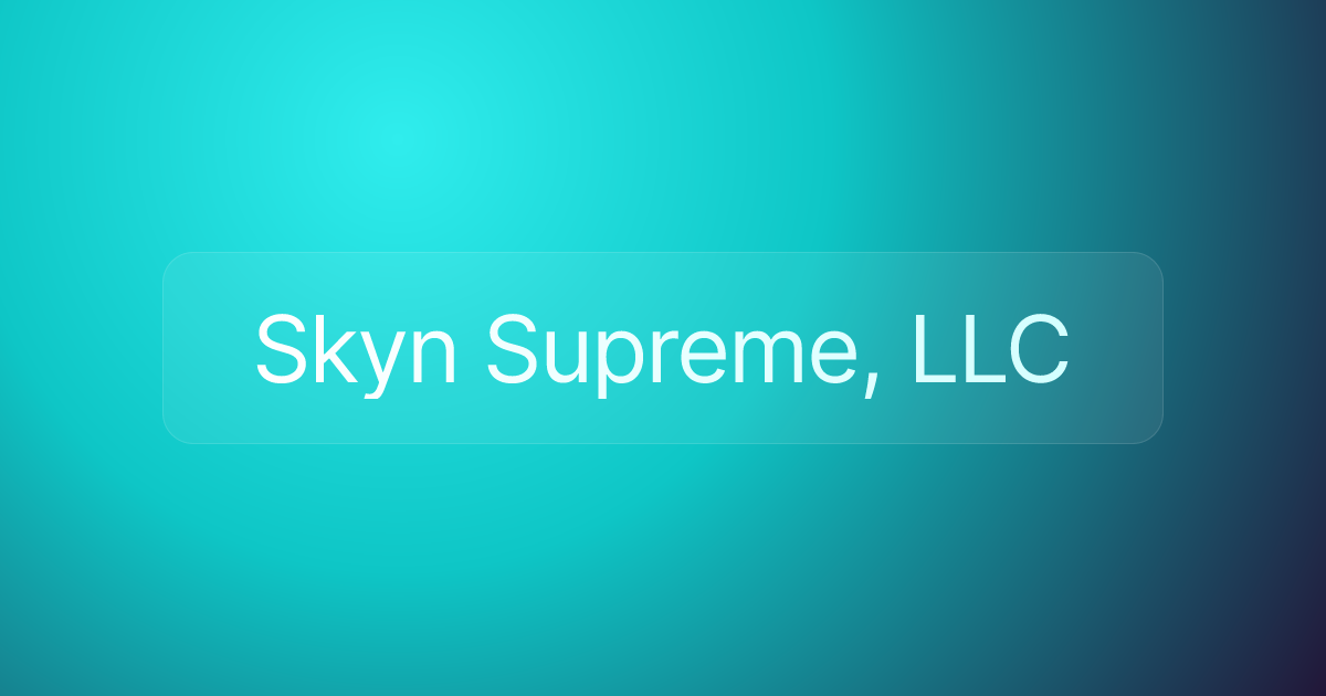Skyn Supreme, LLC