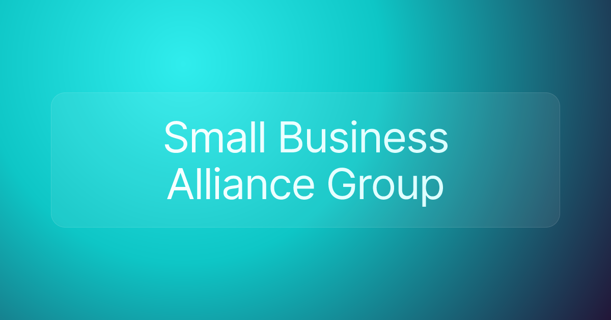 Small Business Alliance Group