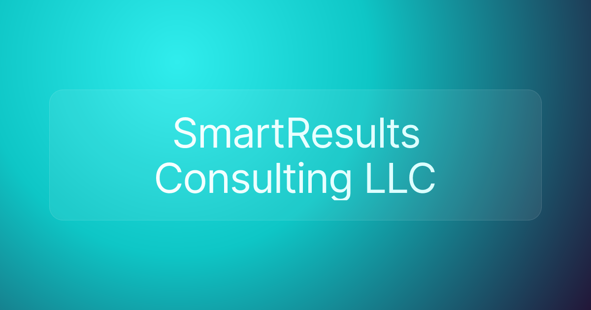 SmartResults Consulting LLC