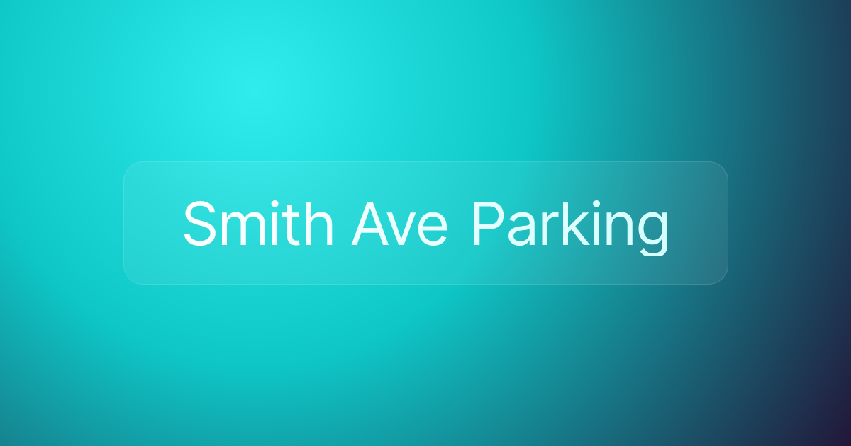 Smith Ave Parking