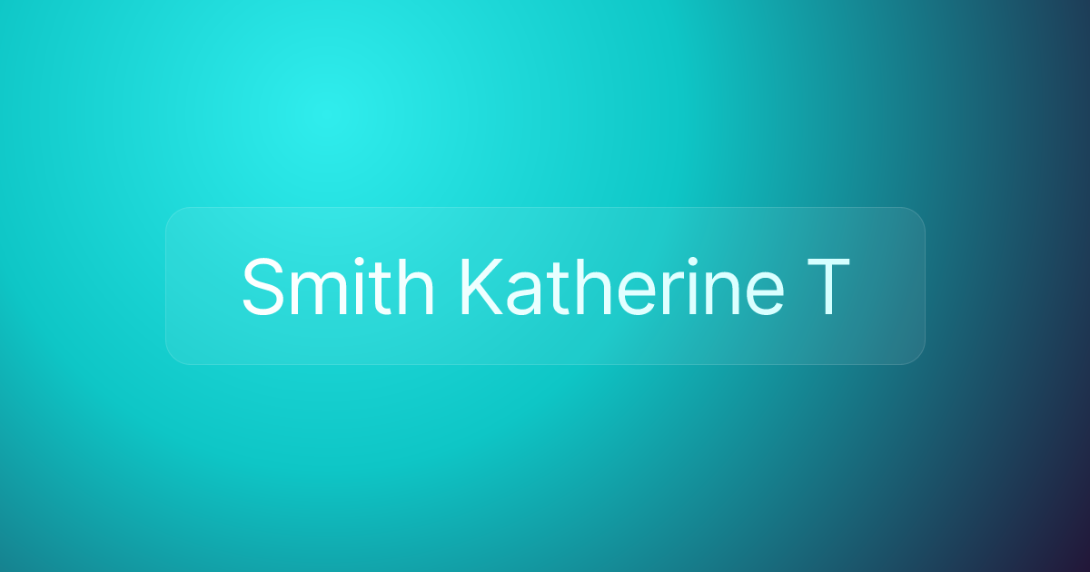 Smith Katherine T