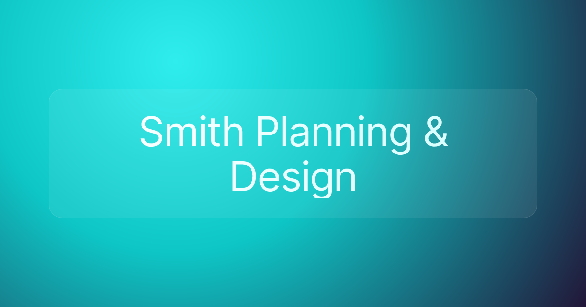 Smith Planning & Design