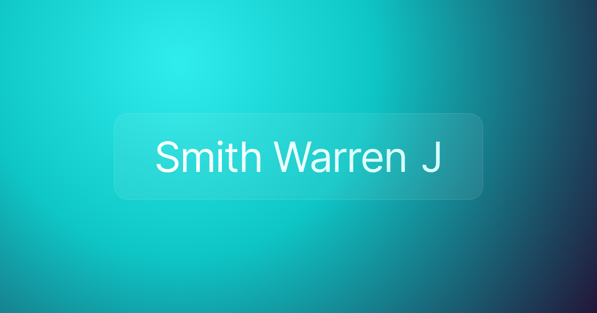 Smith Warren J