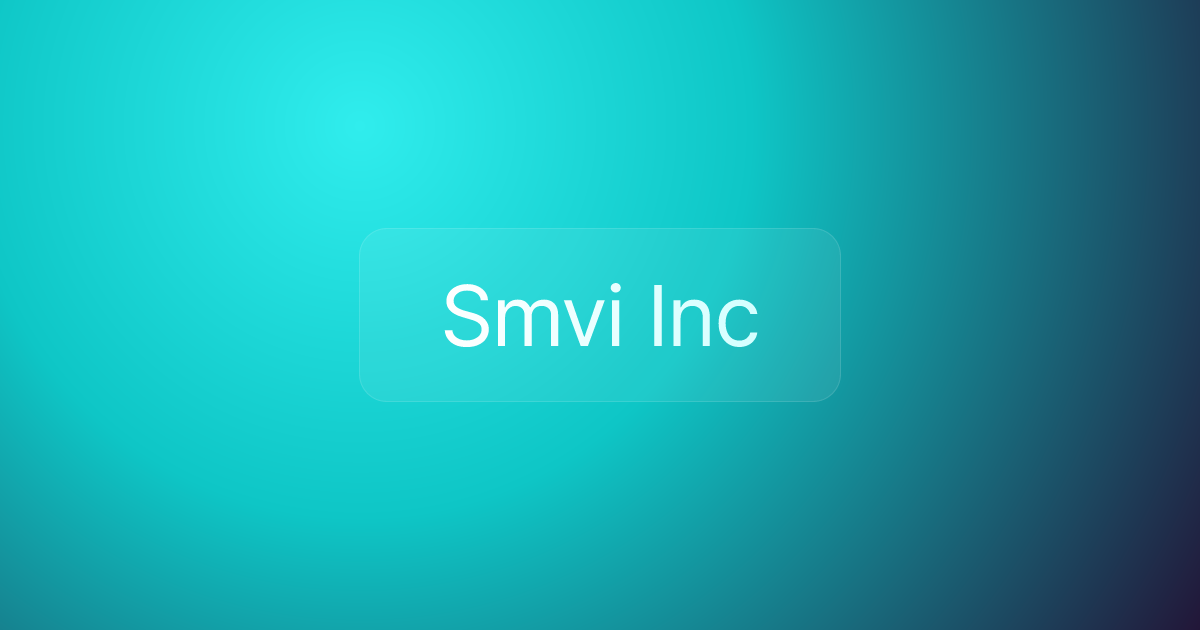Smvi Inc