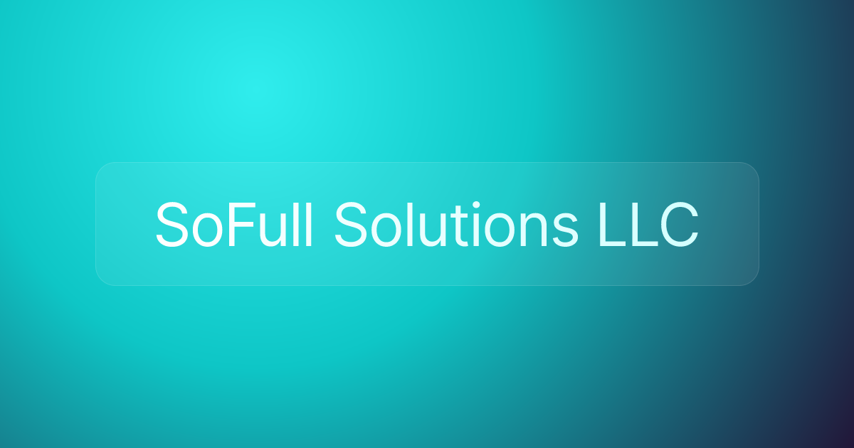 SoFull Solutions LLC