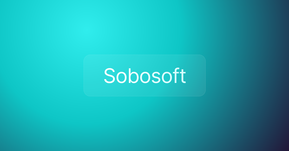 Sobosoft
