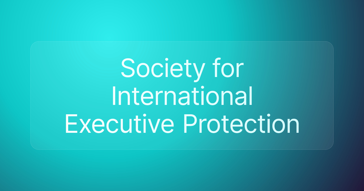 Society for International Executive Protection
