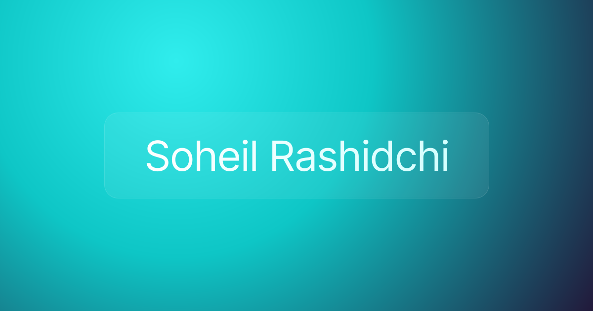 Soheil Rashidchi