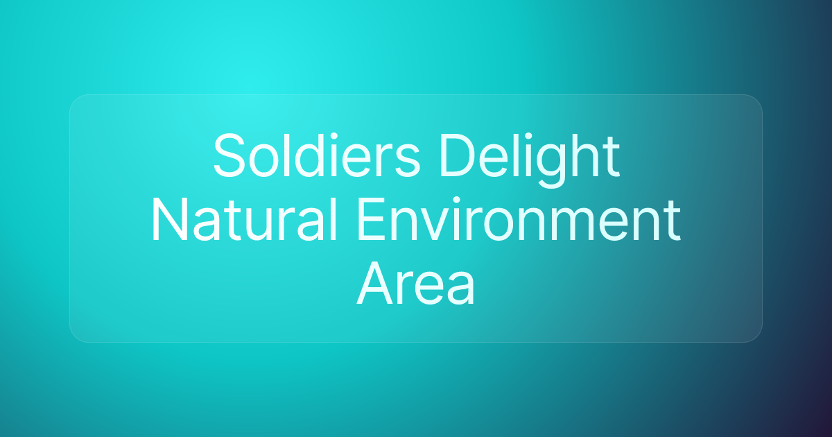 Soldiers Delight Natural Environment Area