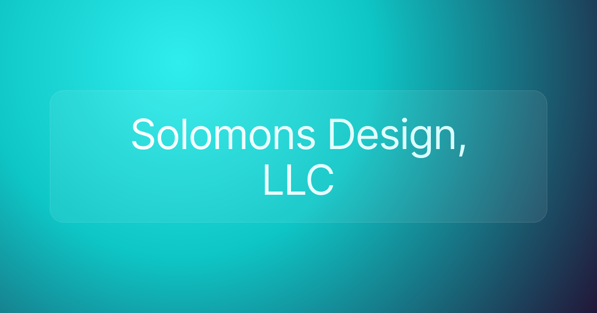 Solomons Design, LLC