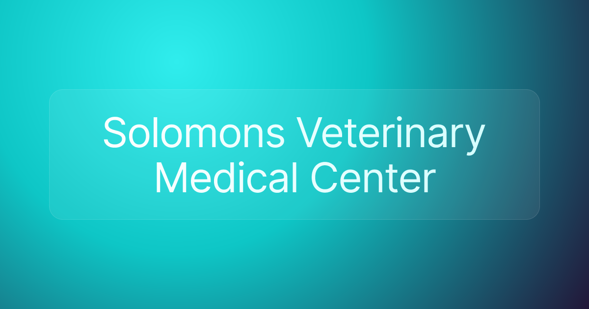 Solomons Veterinary Medical Center