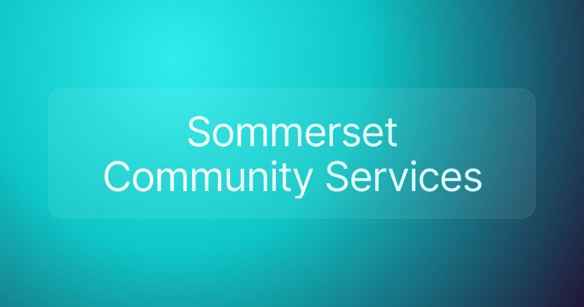 Sommerset Community Services