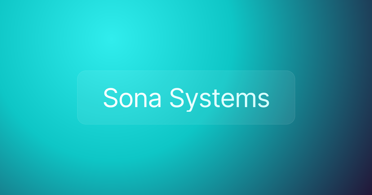 Sona Systems