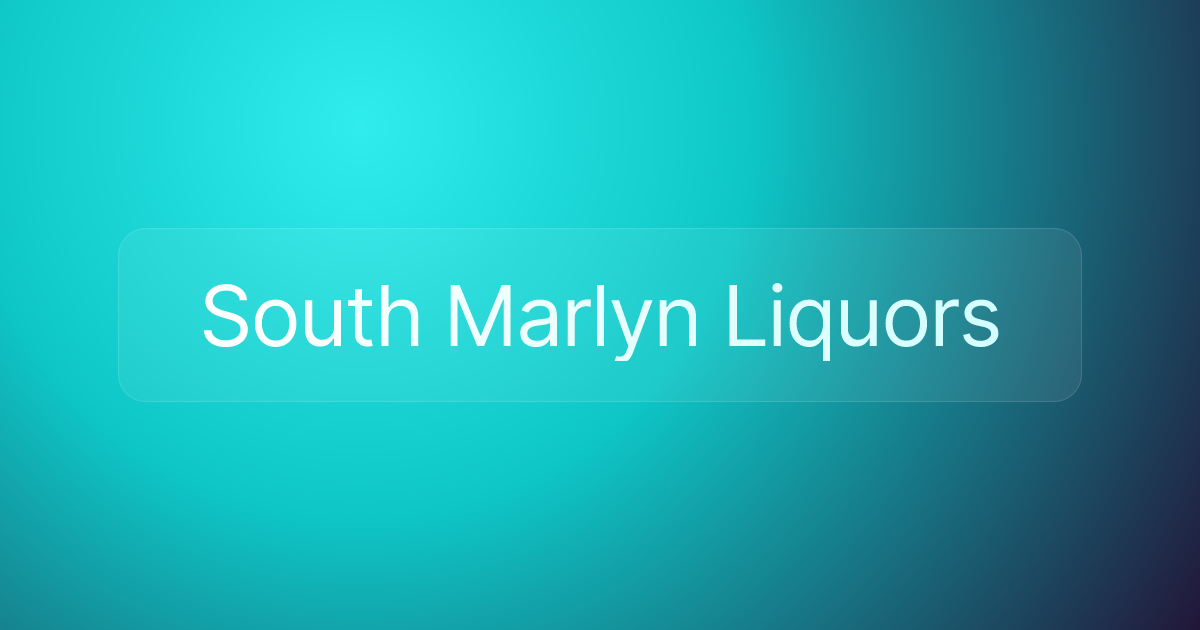 South Marlyn Liquors