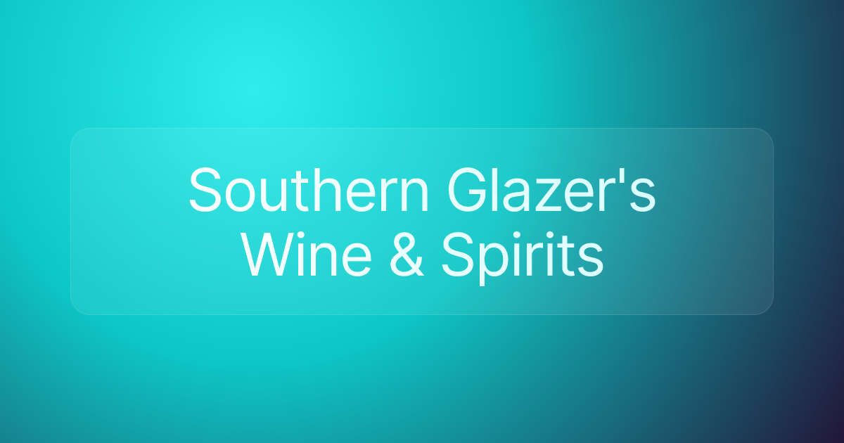 Southern Glazer's Wine & Spirits