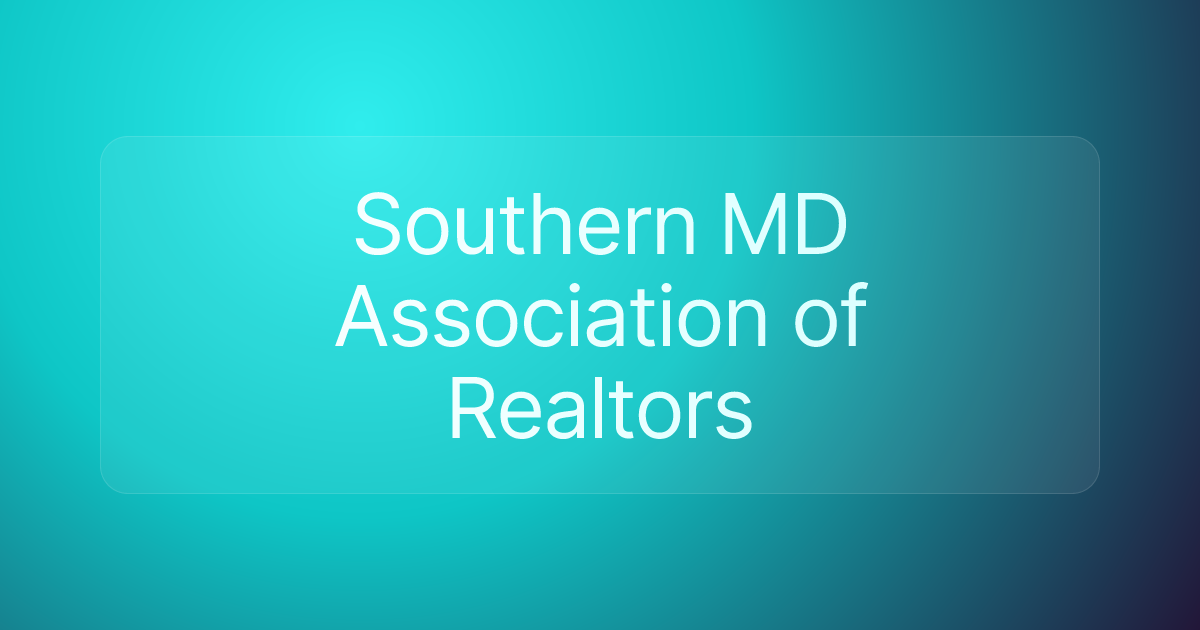 Southern MD Association of Realtors