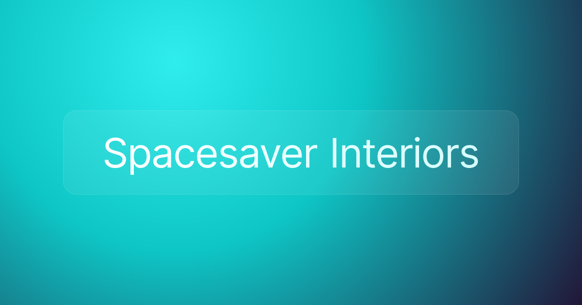 Spacesaver Interiors