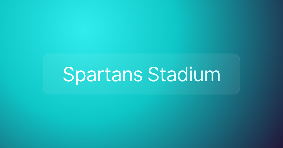 Spartans Stadium