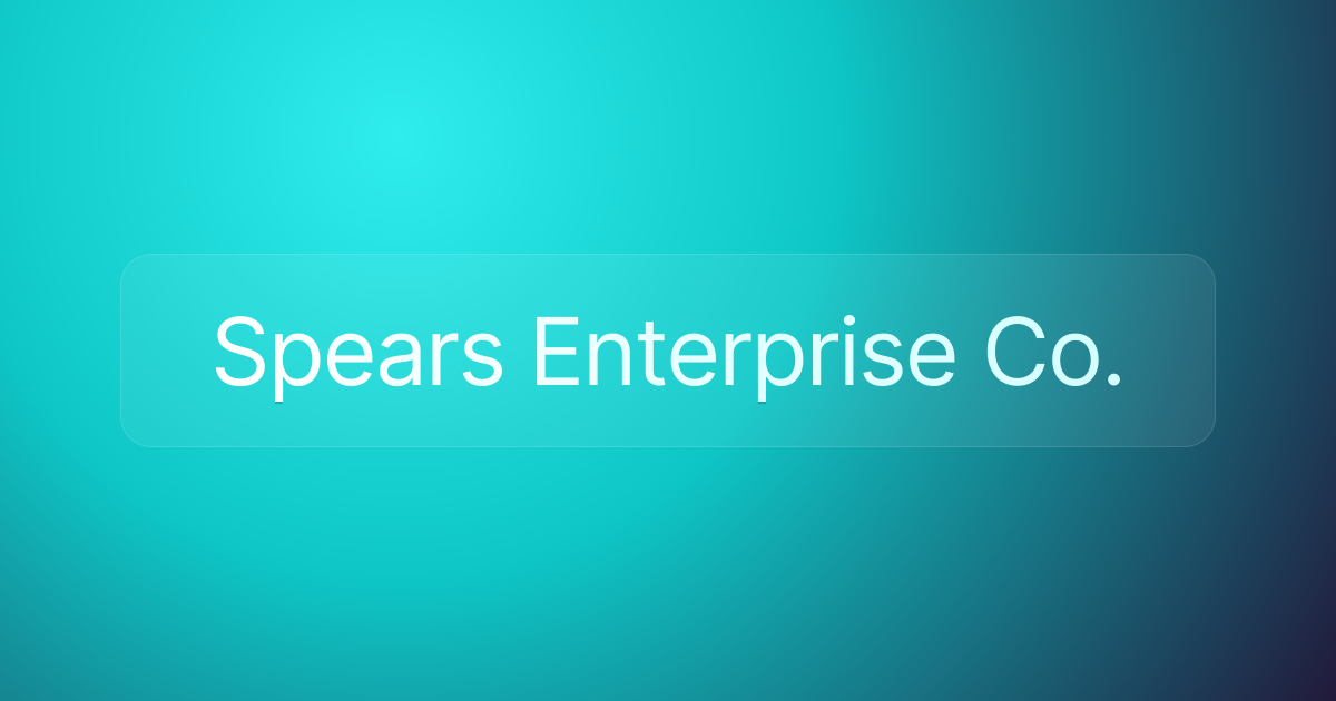 Spears Enterprise Co.