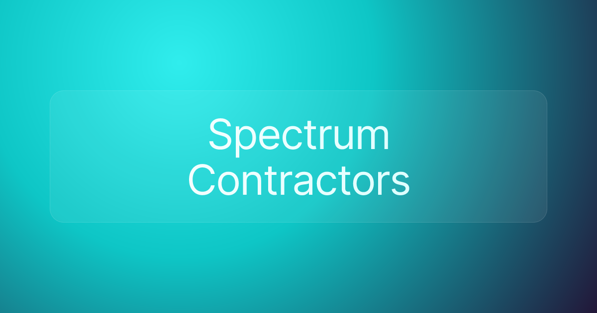 Spectrum Contractors