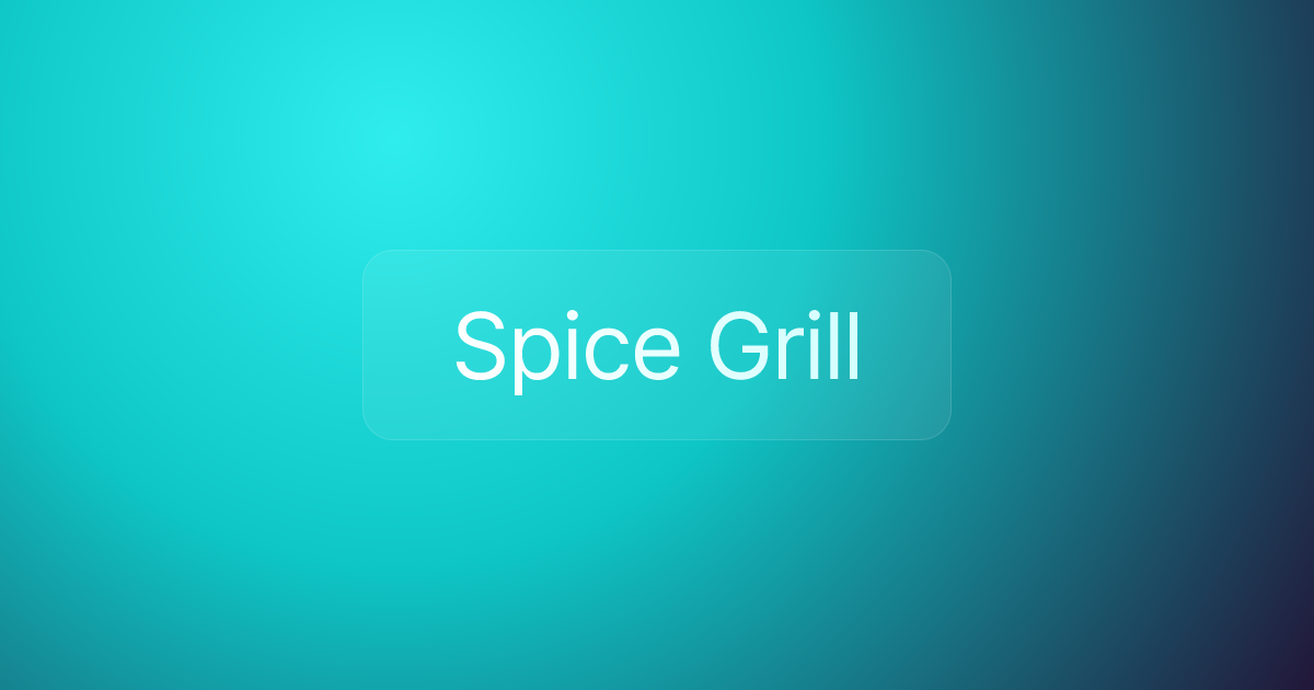 Spice Grill