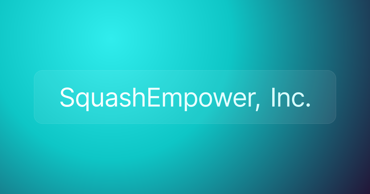 SquashEmpower, Inc.