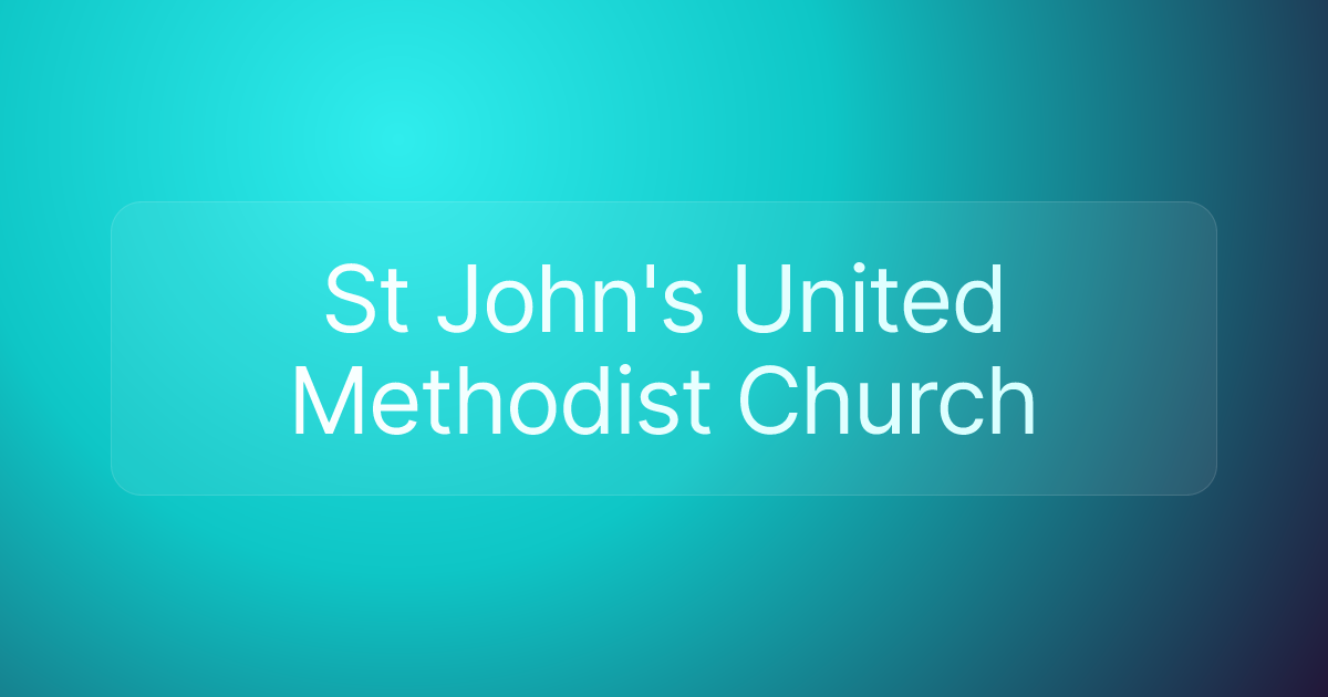 St John's United Methodist Church