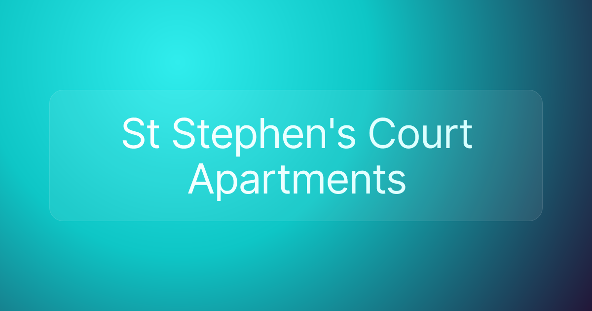 St Stephen's Court Apartments