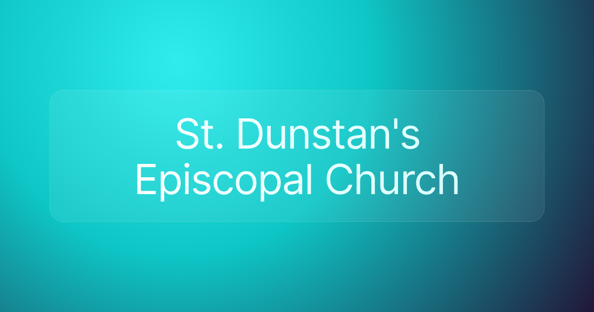 St. Dunstan's Episcopal Church