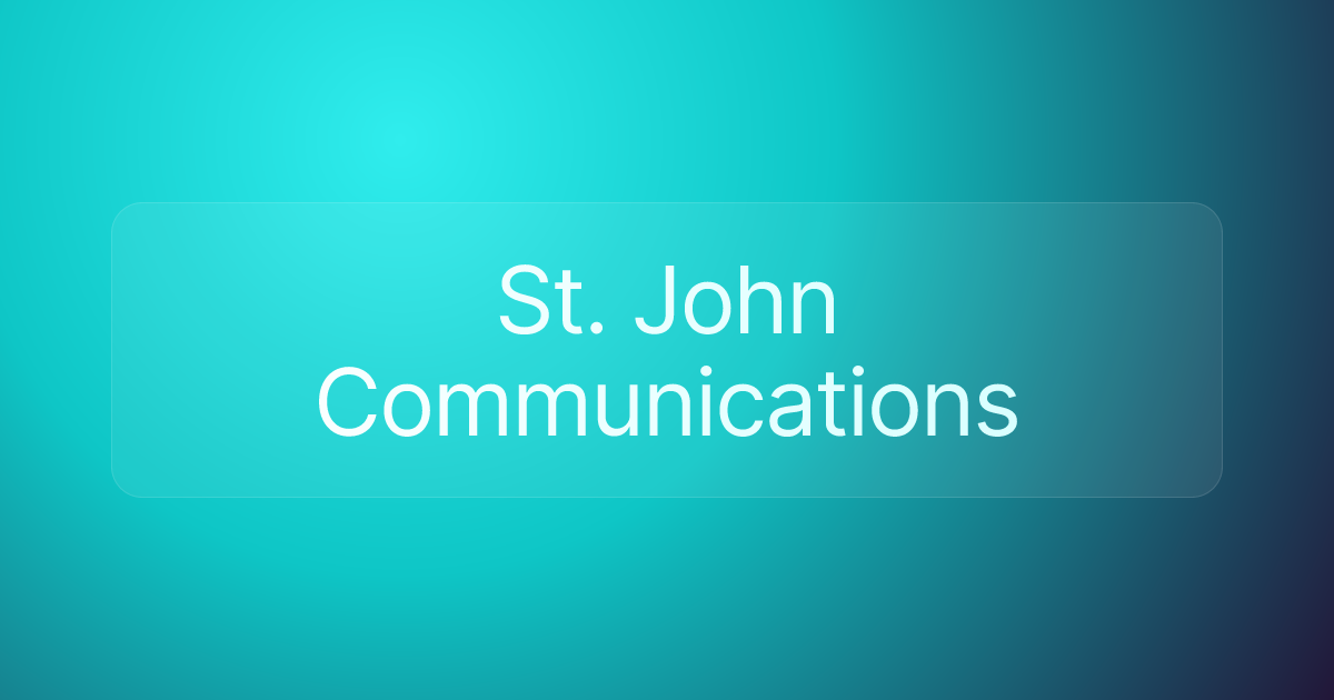 St. John Communications
