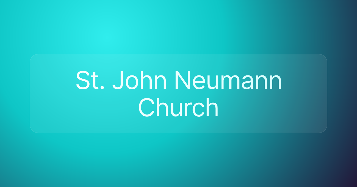 St. John Neumann Church