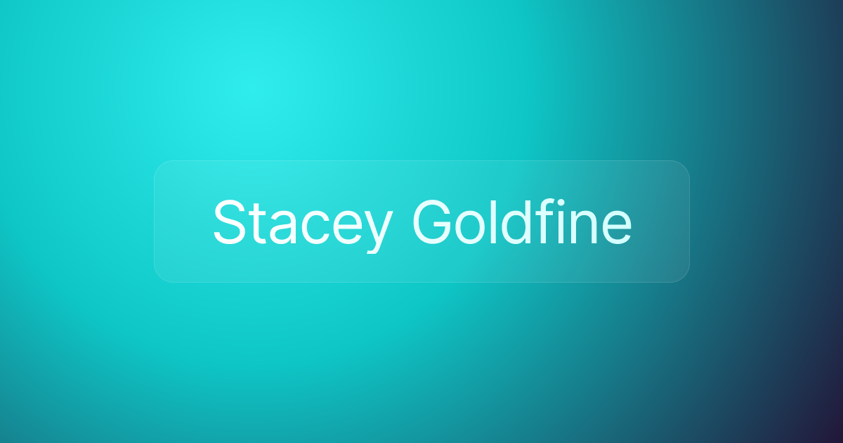 Stacey Goldfine