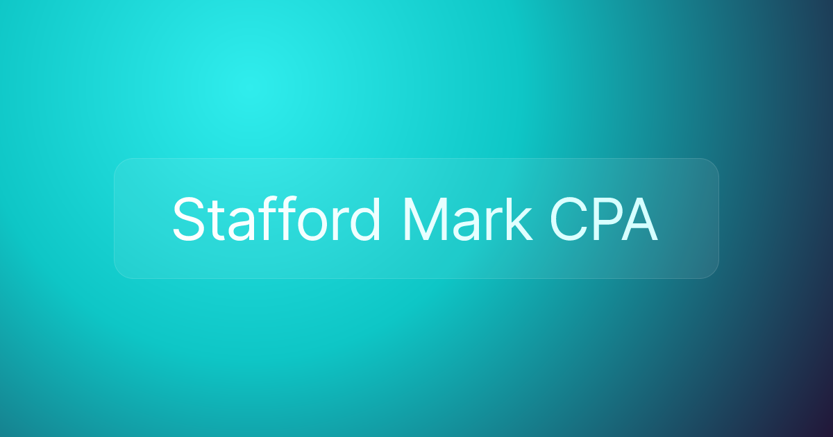 Stafford Mark CPA