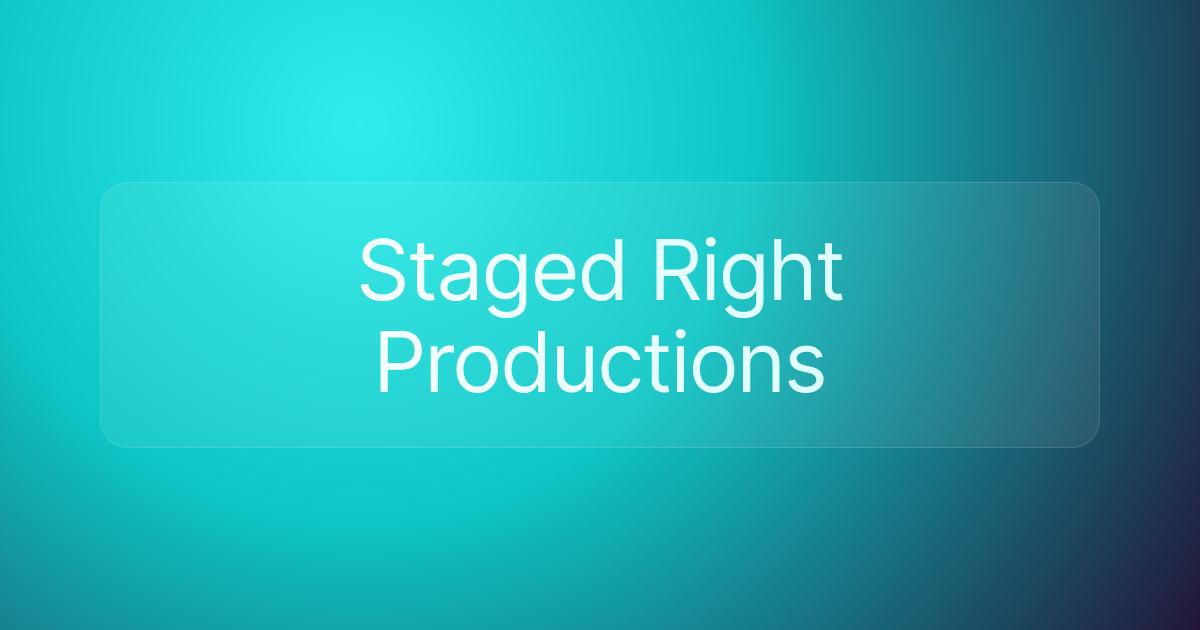 Staged Right Productions