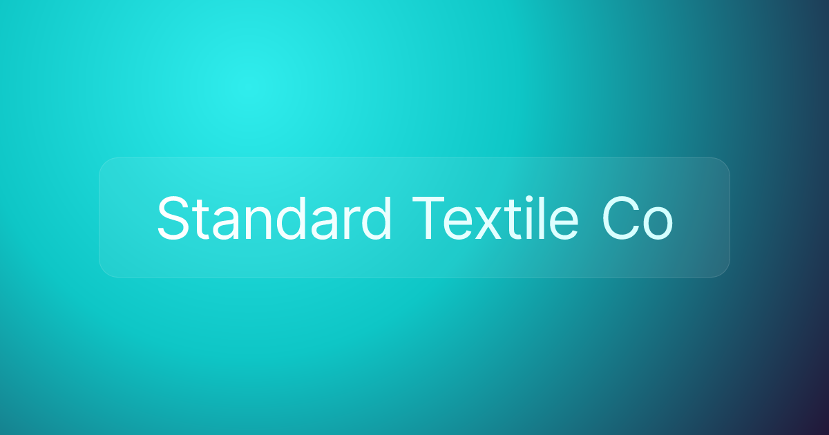 Standard Textile Co