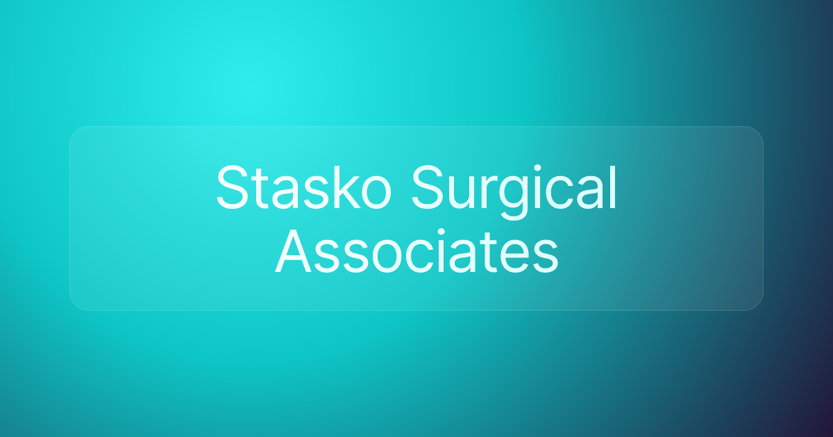Stasko Surgical Associates