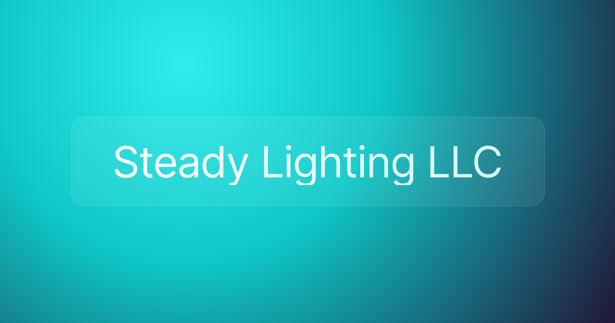Steady Lighting LLC