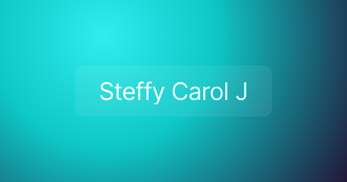 Steffy Carol J