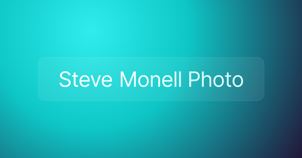 Steve Monell Photo