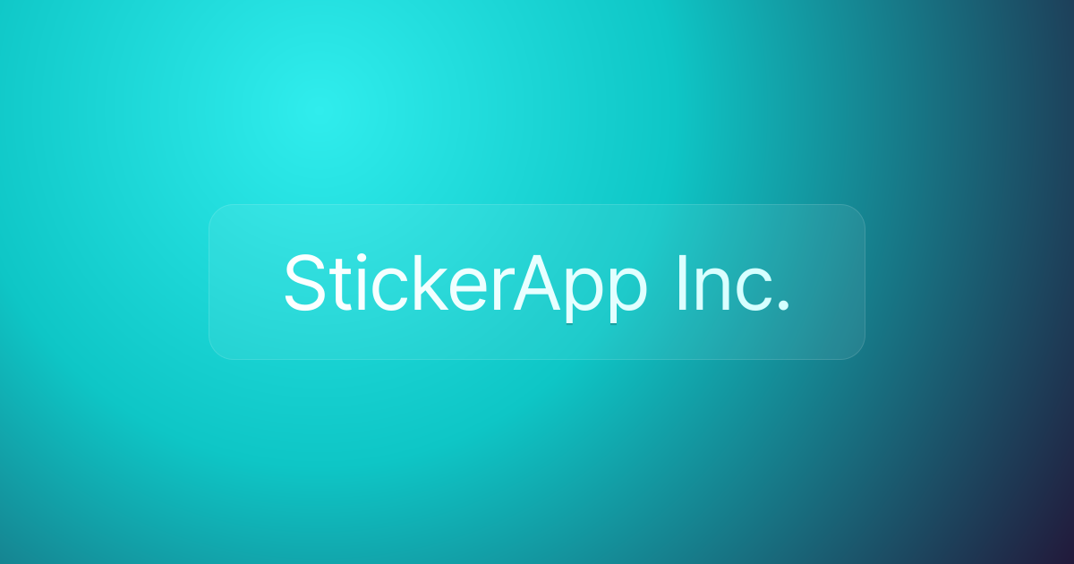 StickerApp Inc.