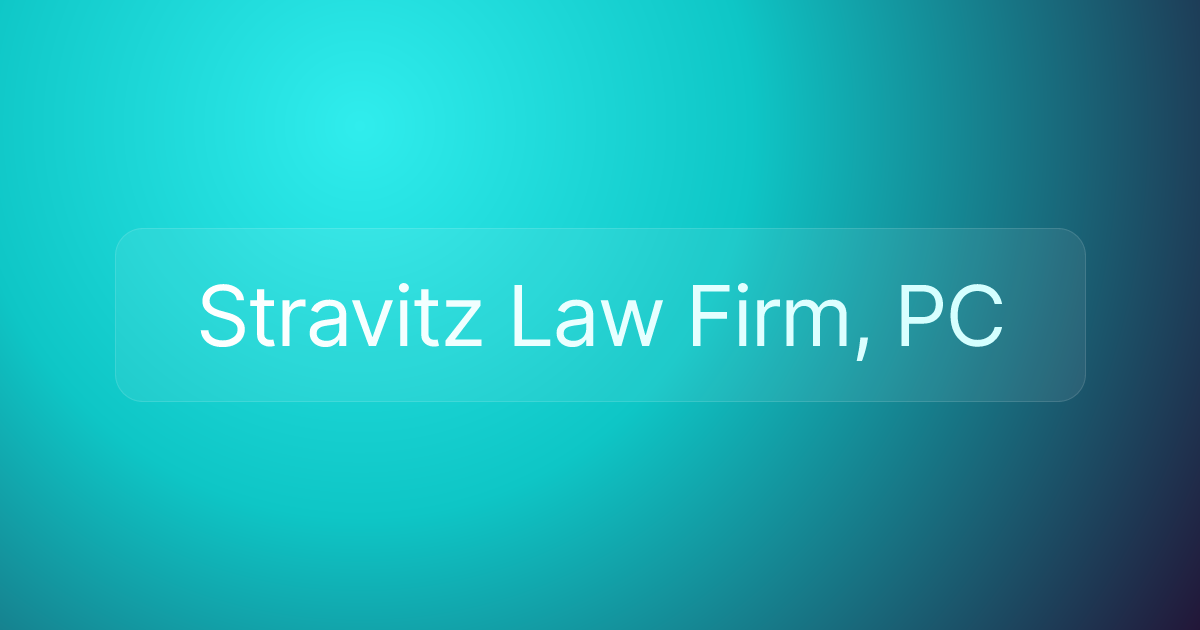 Stravitz Law Firm, PC