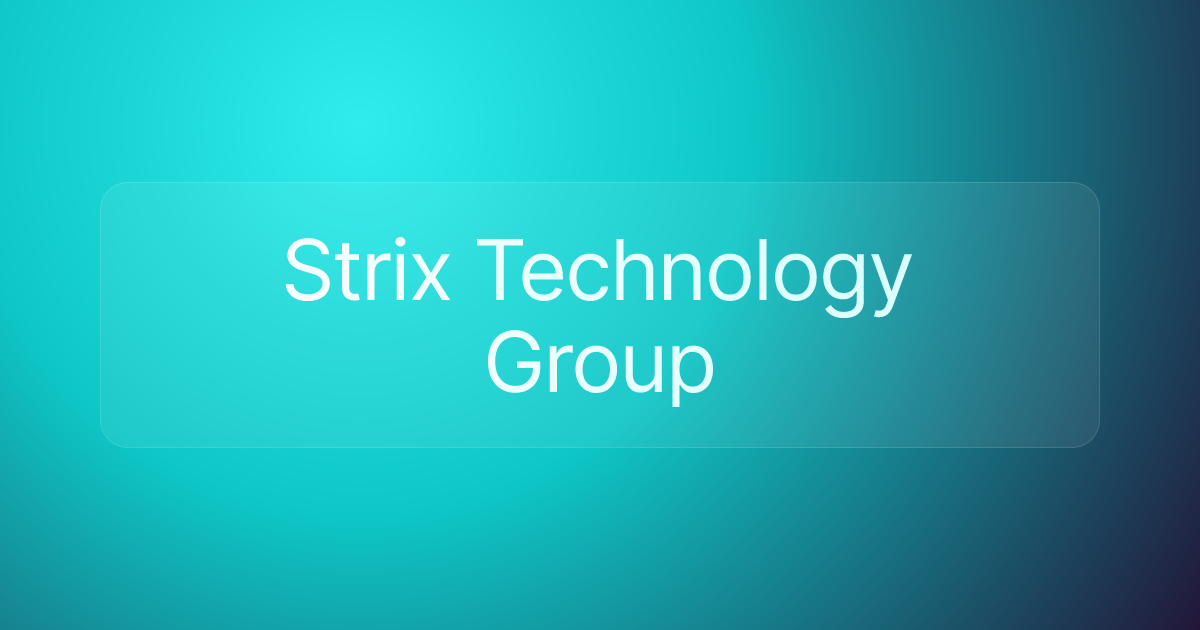 Strix Technology Group
