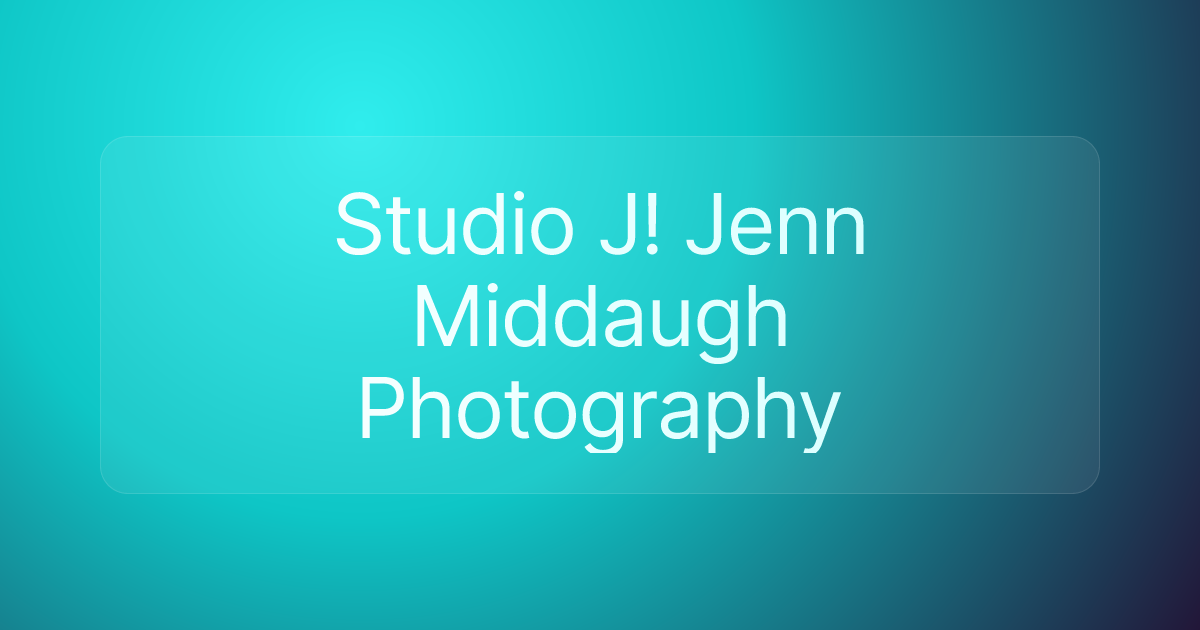 Studio J! Jenn Middaugh Photography