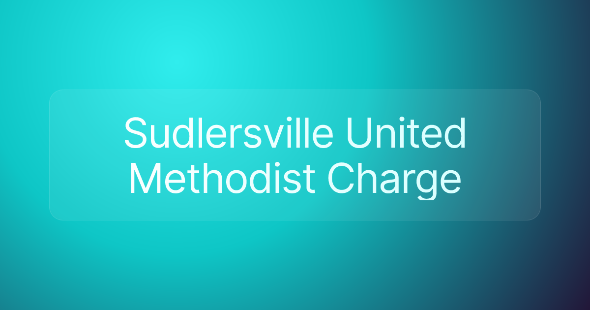 Sudlersville United Methodist Charge