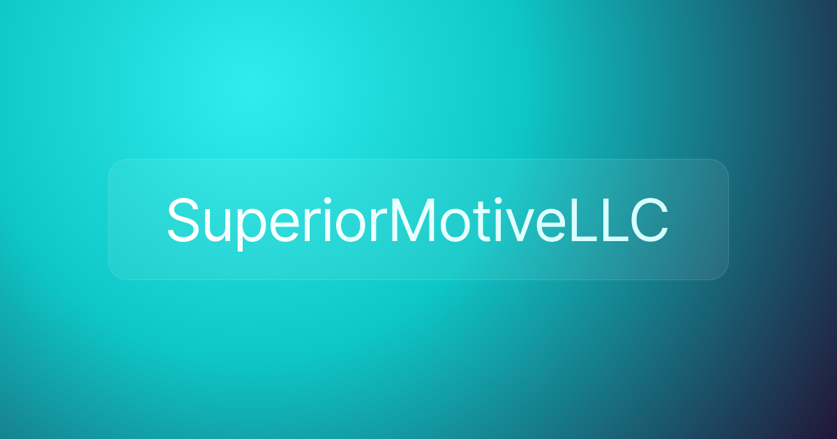 SuperiorMotiveLLC