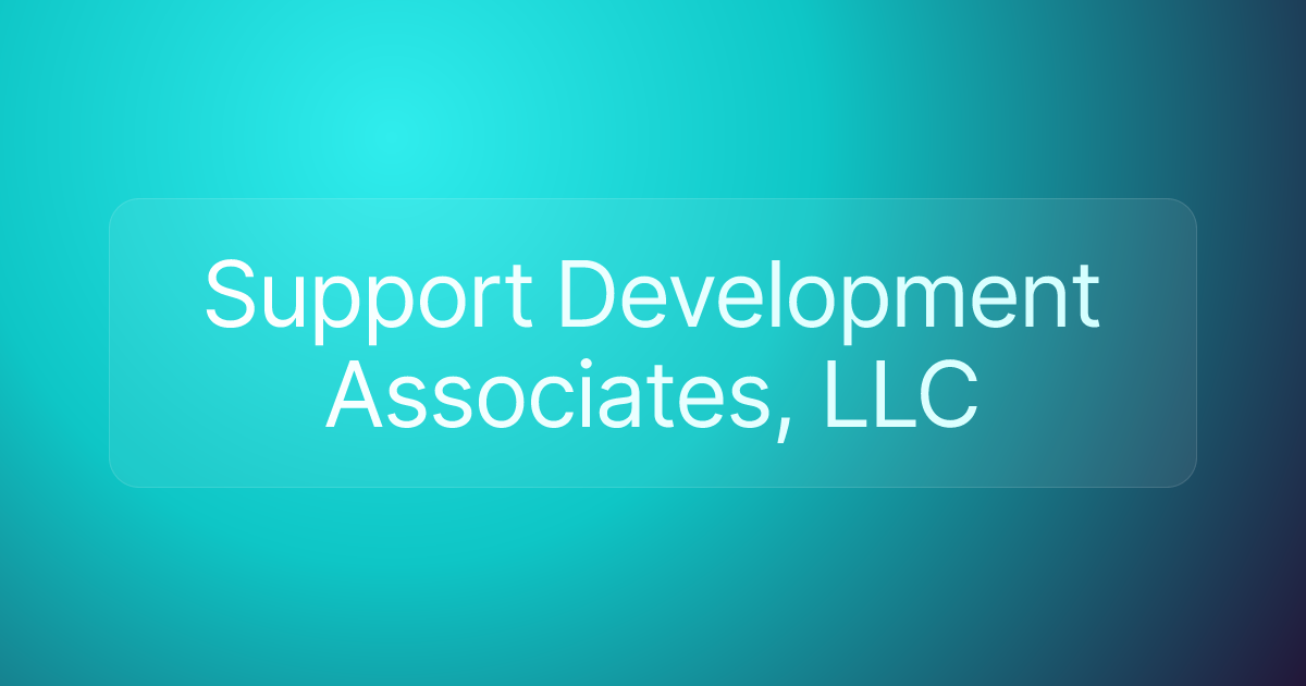 Support Development Associates, LLC