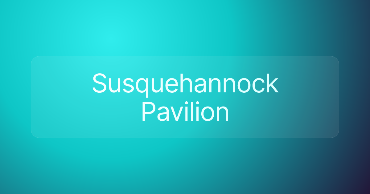 Susquehannock Pavilion